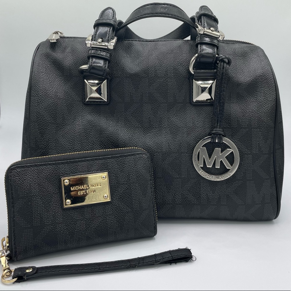 Michael Kors Grayson Medium Speedy Bag and Wallet